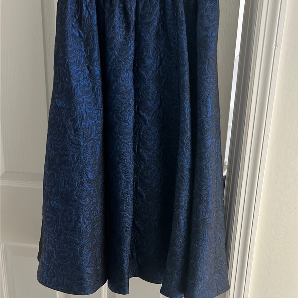 Donna Morgan Midnight Blue Formal Dress - Picture 6 of 6